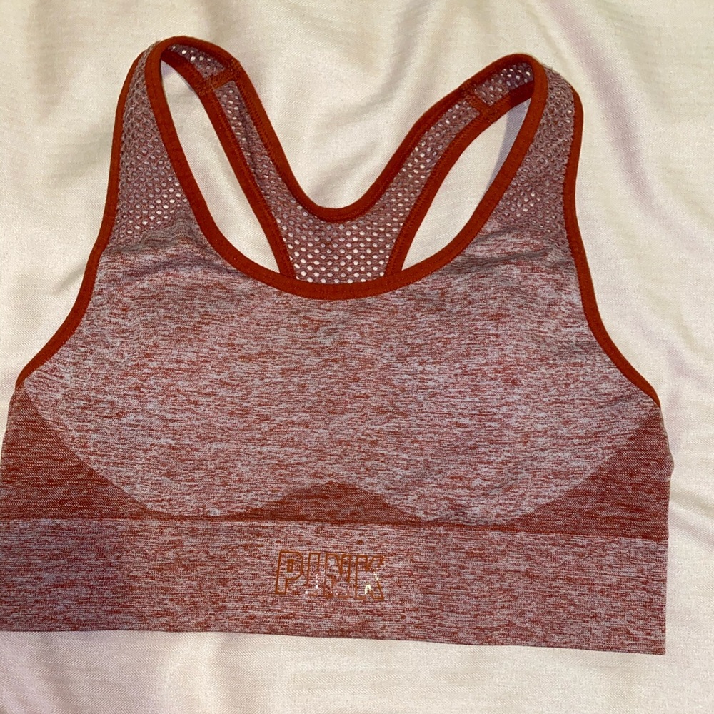 PINK seamless sports bra